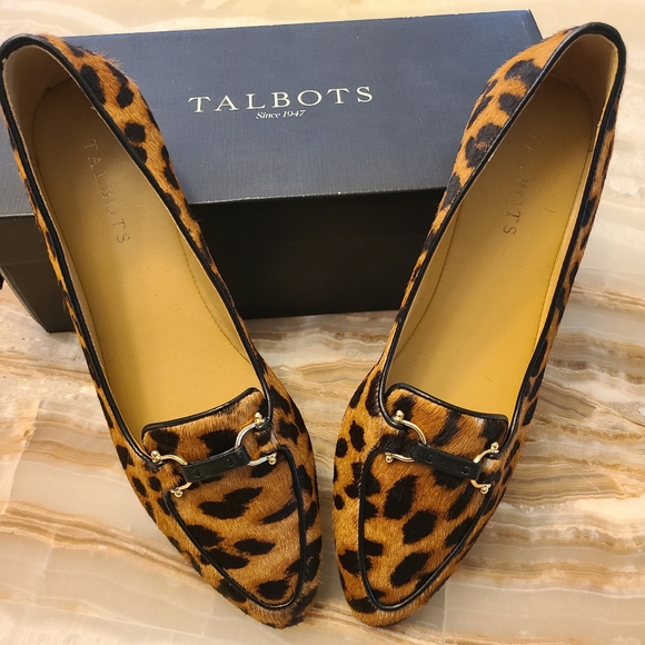 NIB Talbots Francesca Leoard Loafer Flats - Picture 7 of 8